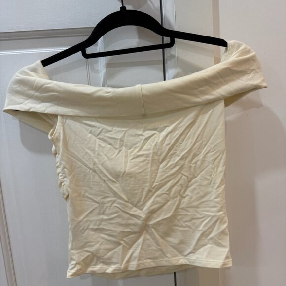 Reformation Cream Ezlynn Knit Top - Picture 3 of 3